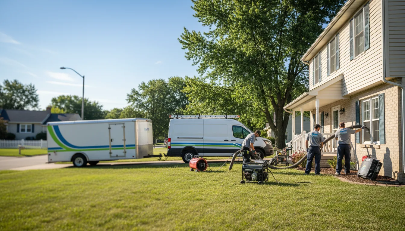 Flooded Basement Restoration And Cleanup With Repair in Reed City, MI near me